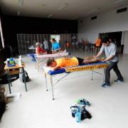 Les kinés de l'AKSO ont du faire face à une demande importante de la part des coureurs