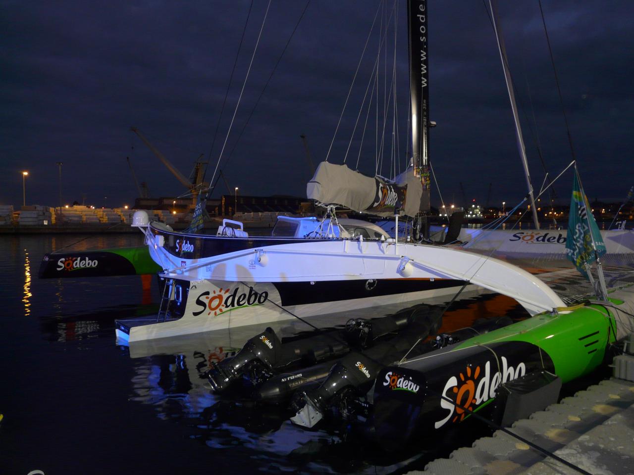 Sodebo : l'immense trimaran de Thomas Coville