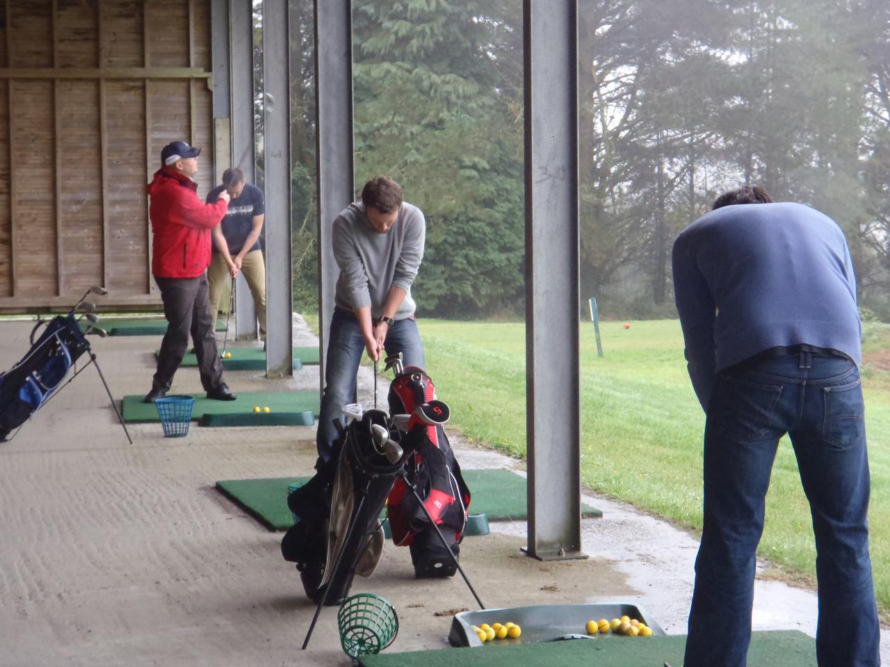 La concentration est à son maximum avant le swing